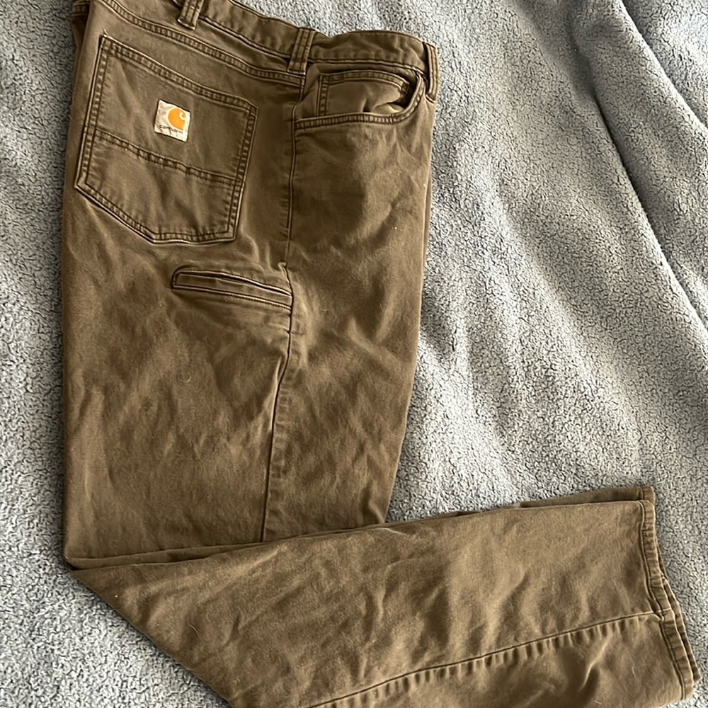 CARHARTT DARK GREY CARGO PANTS. 38x 36